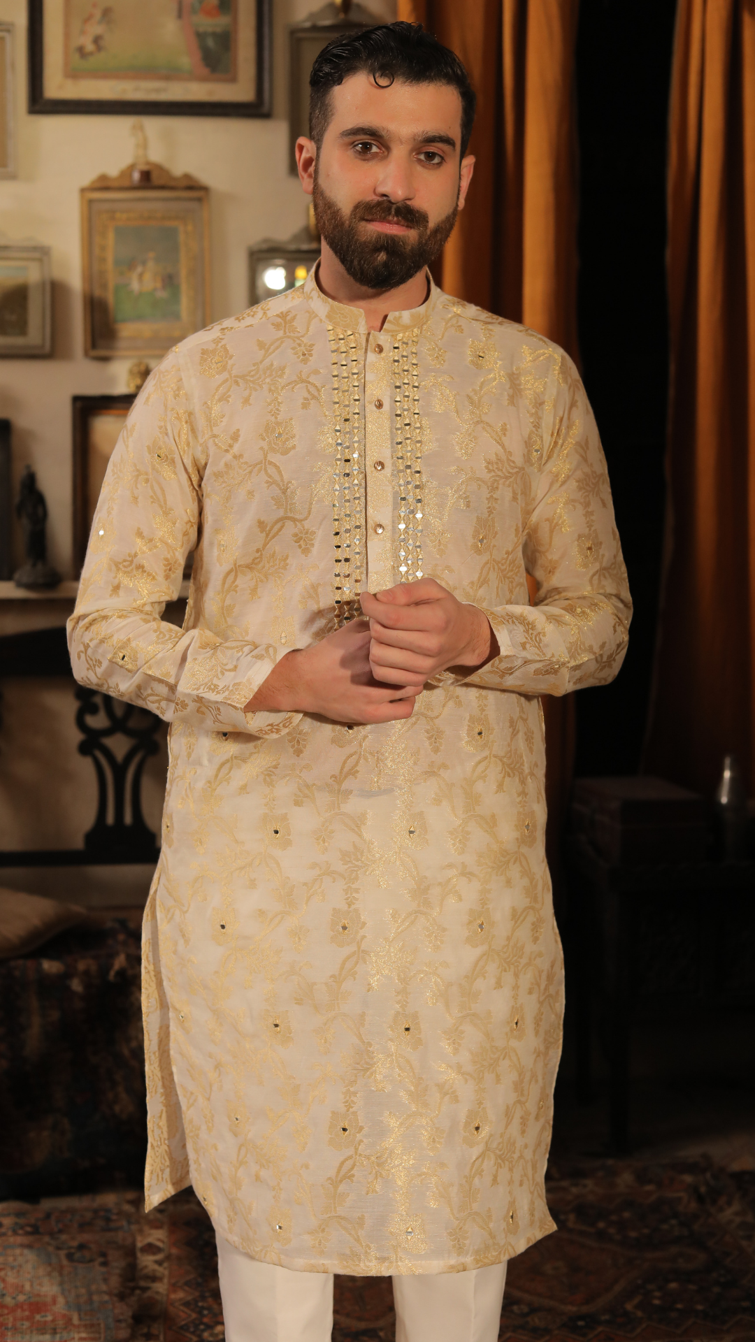 Mirror Work Kurta Pajama