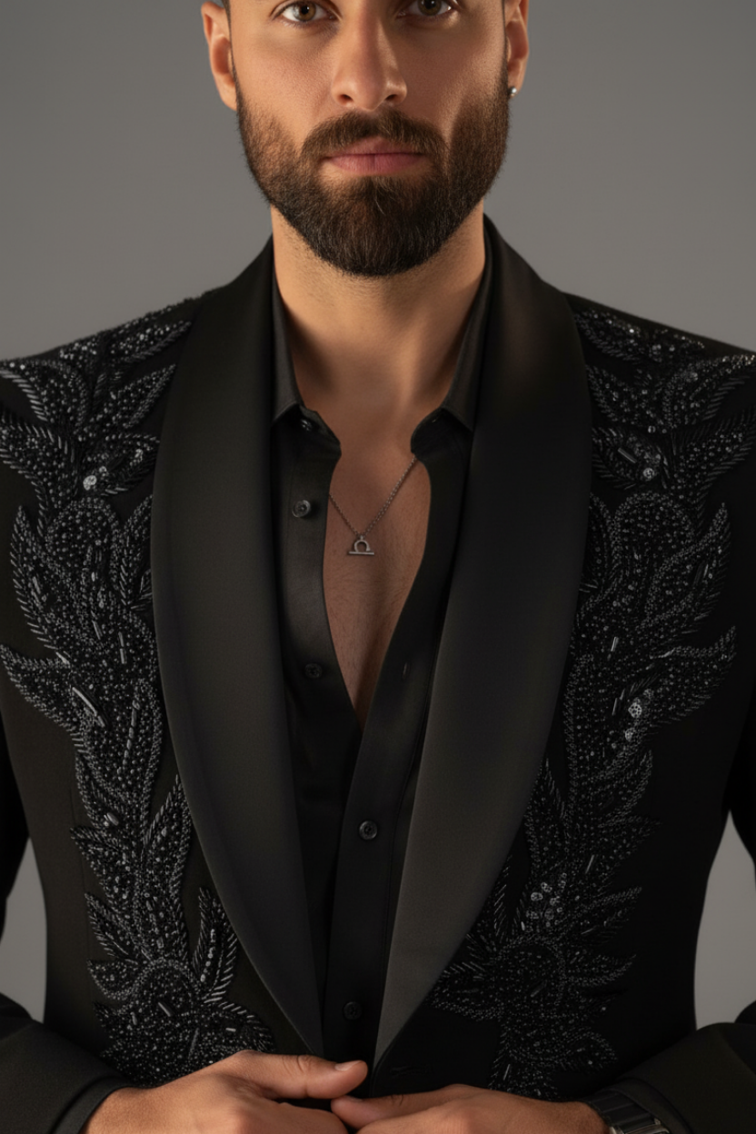 Black HandWork Tuxedo