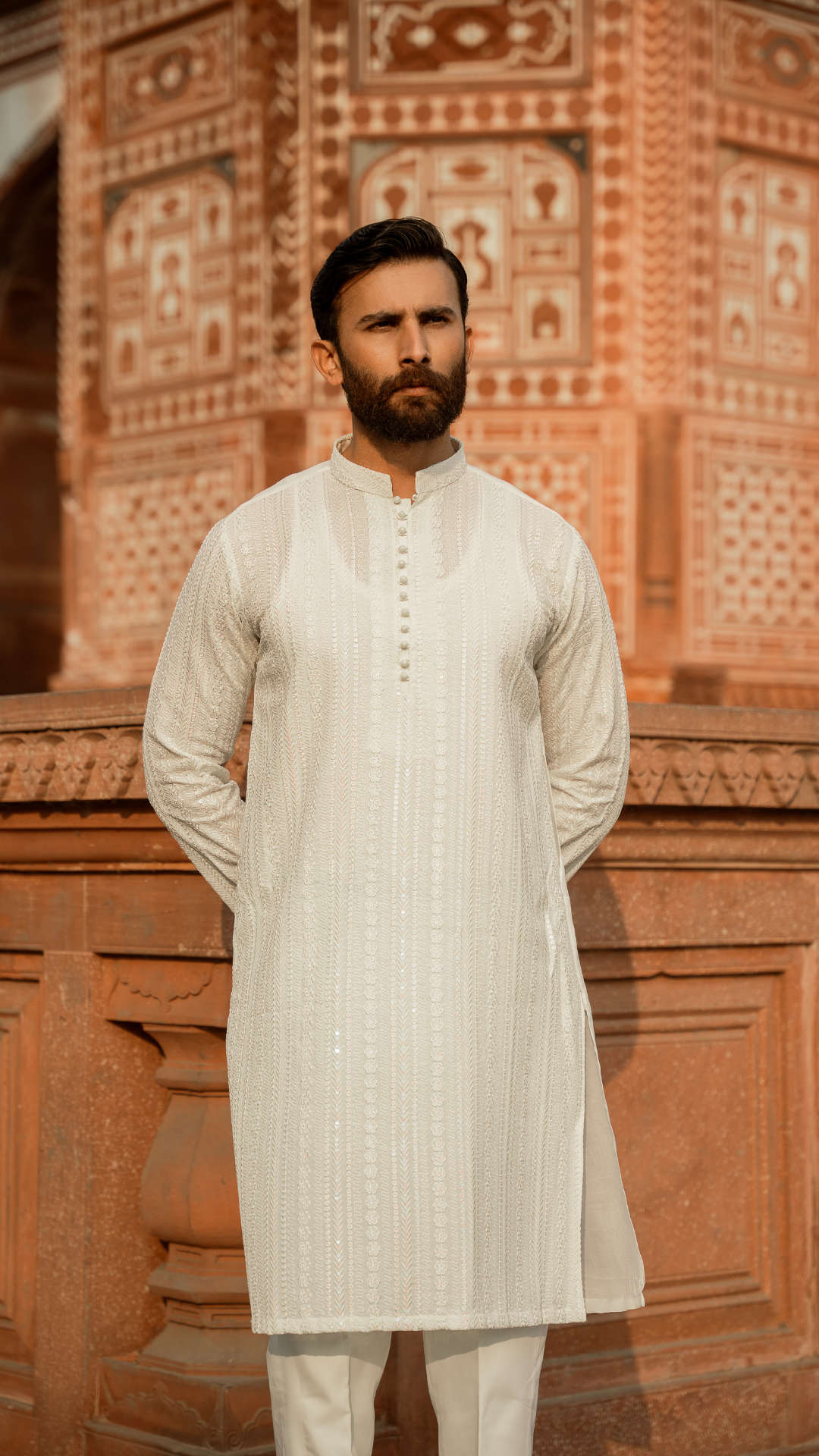 MR 72 Mirror Work Kurta Pajama For Men