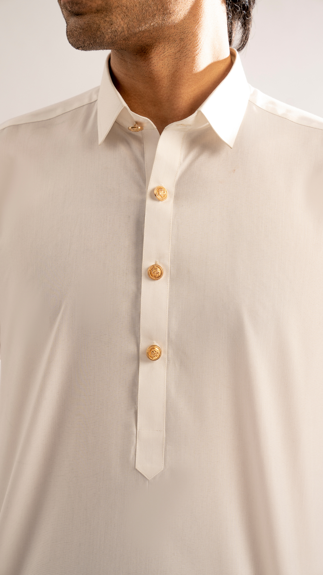 ER 709 White Conservative Kurta Shalwar For Men