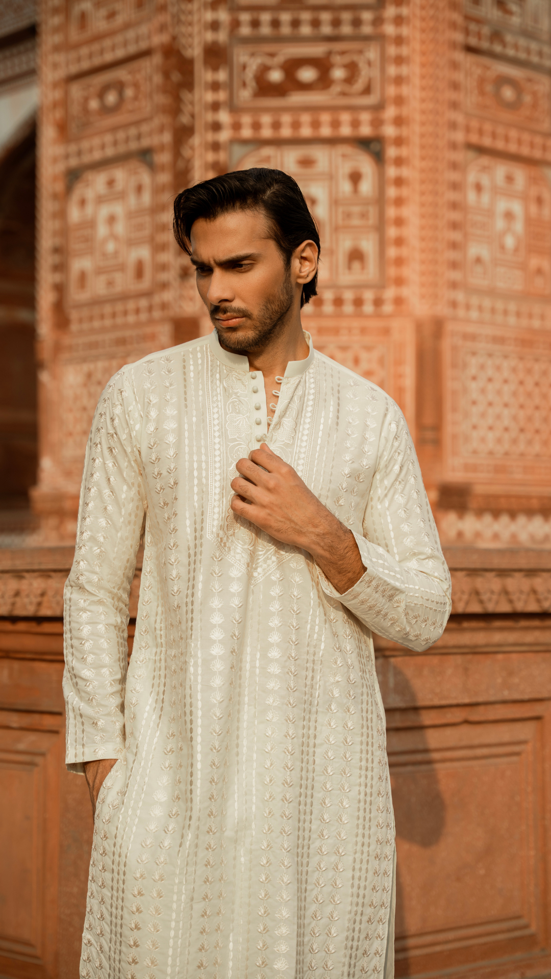 CK 744 BOSCI Color Chikankari Embroidery Kurta With Trouser