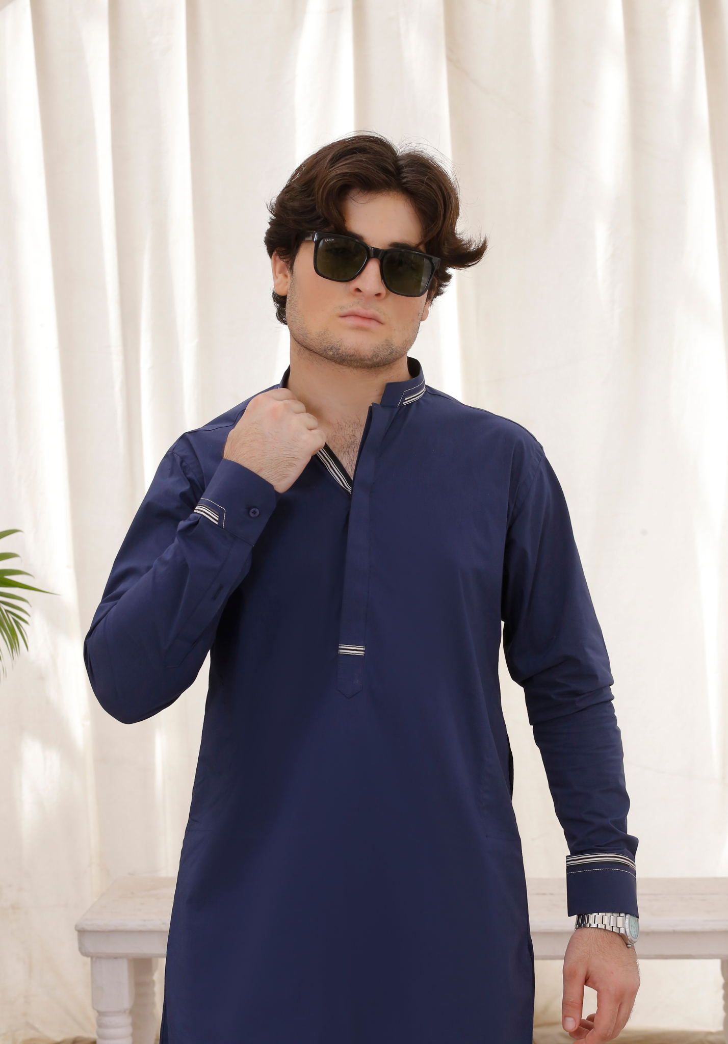 ER 794 Navy Blue Kurta Pajama