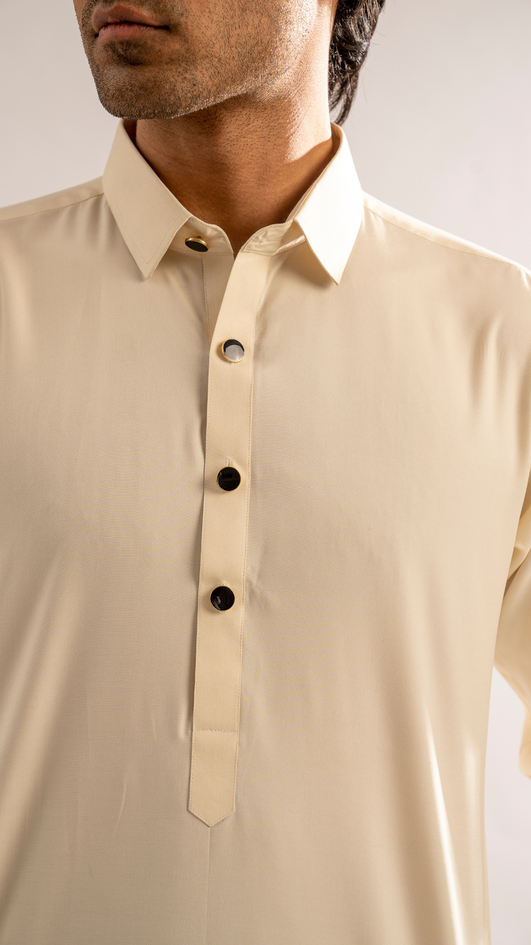 ER 670 Fakhar Men's Beige Classic Kurta With Shalwar