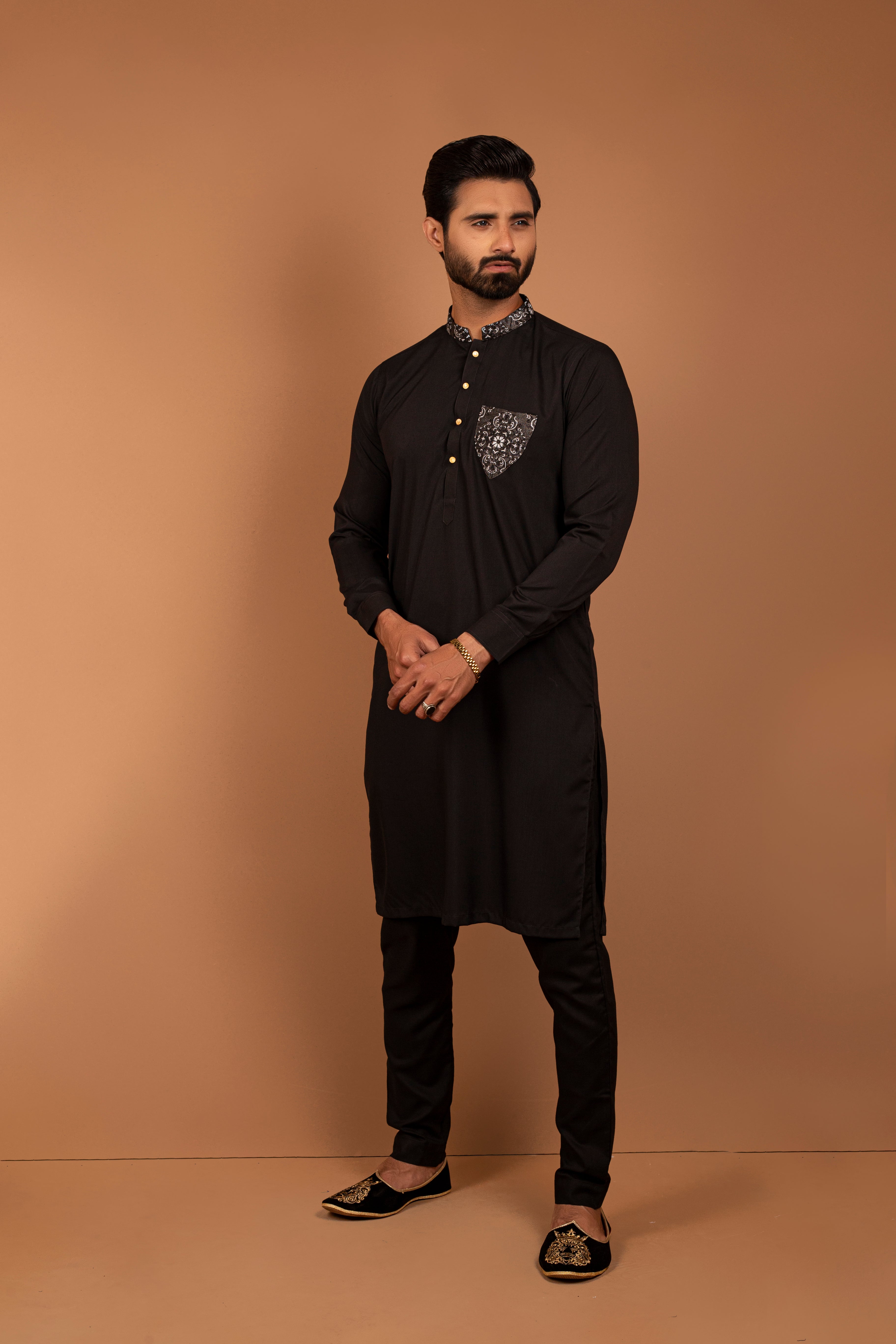 ER 310 Black Kurta Pajama