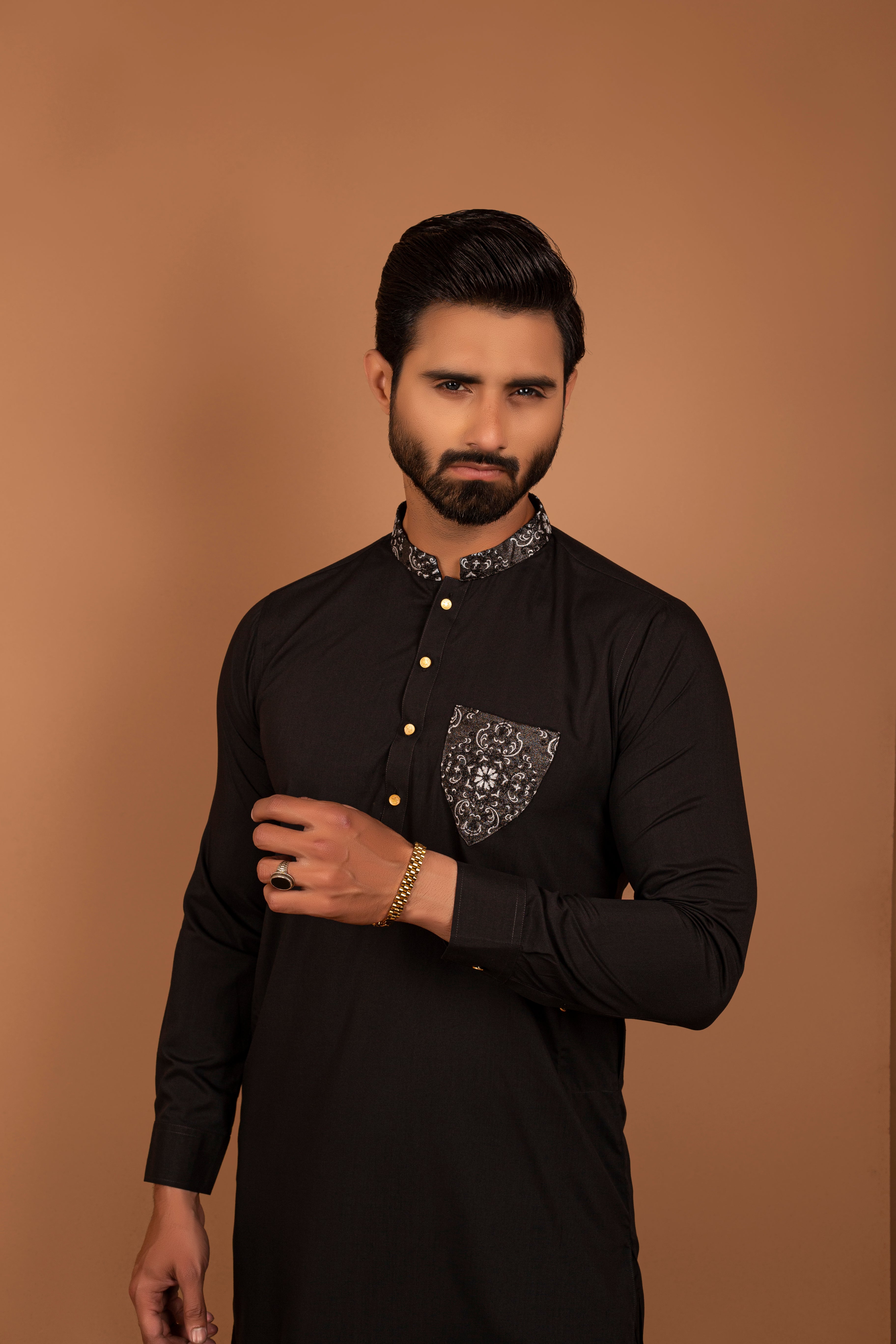 ER 310 Black Kurta Pajama