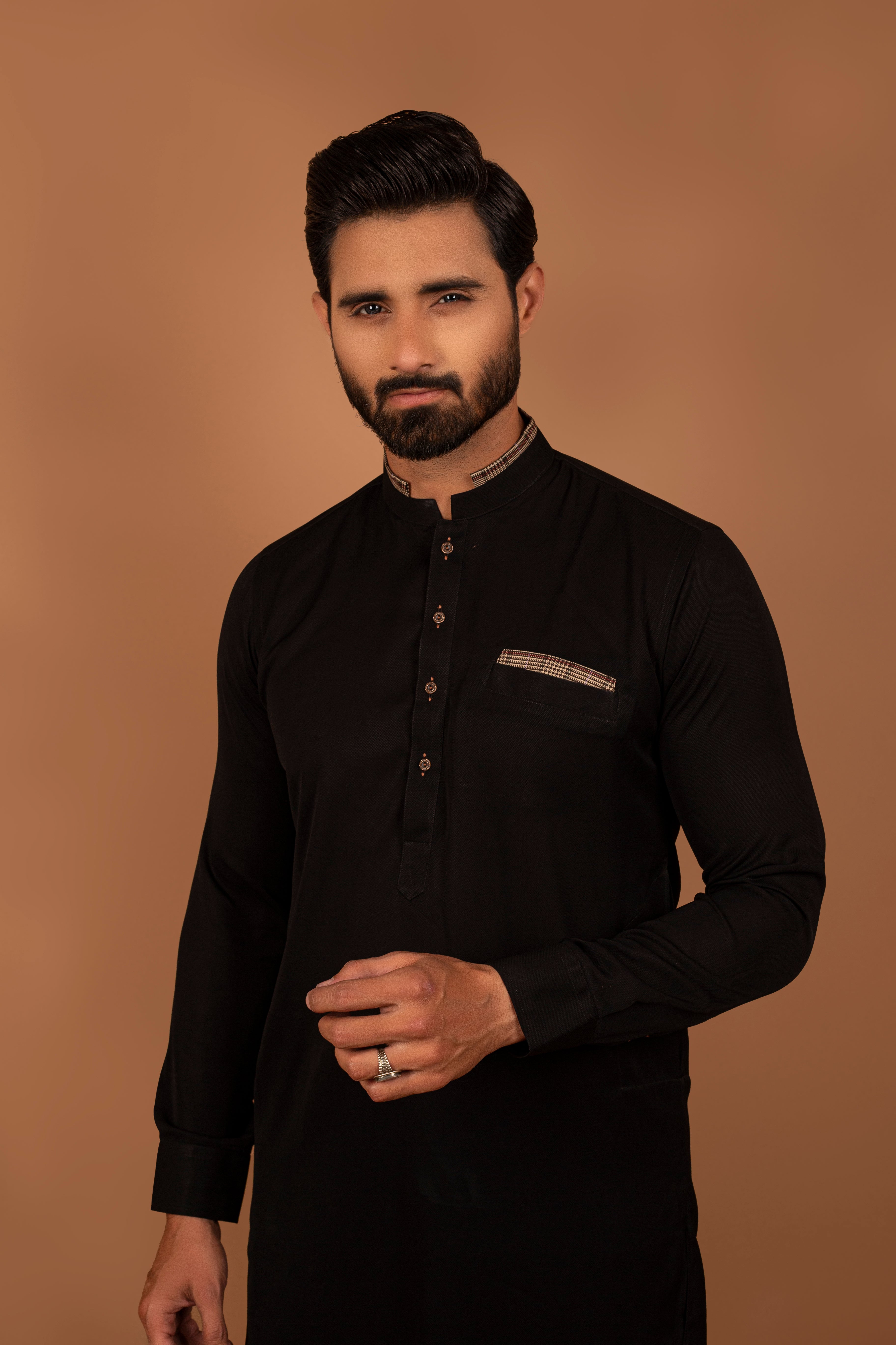 ER 326 Black Formal Dress For Men